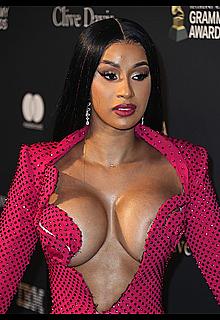 Cardi B deep sexy cleavage at Clive Davis 2020 Pre-Grammy Gala held at the Beverly Hilton Hotel in Beverly Hills Cardi B deep sexy cleavage at Clive Davis 2020 Pre-Grammy Gala held at the Beverly Hilton Hotel in Beverly Hills