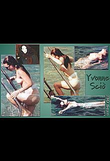 Yvonne Scio topless paparazzi collage Yvonne Scio topless paparazzi collage