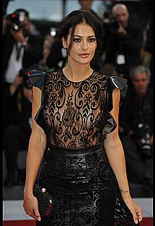 Mayra Pietrocola braless in see through dress at Racer And The Jailbird premiere Mayra Pietrocola braless in see through dress at Racer And The Jailbird premiere