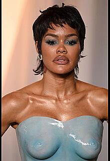 Teyana Taylor sexy in tight see through outfit at 6th Annual Academy Museum Gala at the Academy Museum of Motion Pictures in LA - October 17, 2026
