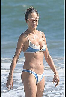 Alessandra Ambrosio in bikini enjoying a beach day with friends - August 15, 2026