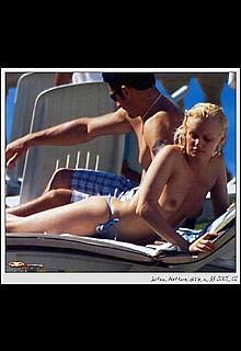 Justine Mattera sunbathing topless Justine Mattera sunbathing topless