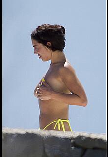 Katie Salmon was seen going topless while on holiday in Ibiza