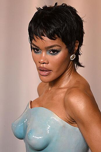 Teyana Taylor sexy in tight see through outfit at 6th Annual Academy Museum Gala at the Academy Museum of Motion Pictures in LA - October 17, 2026