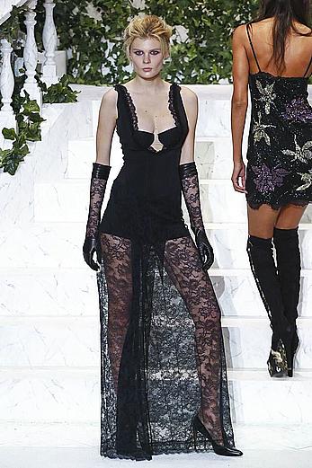 Alexandra Elizabeth Ljadov sexy at La Perla FallWinter