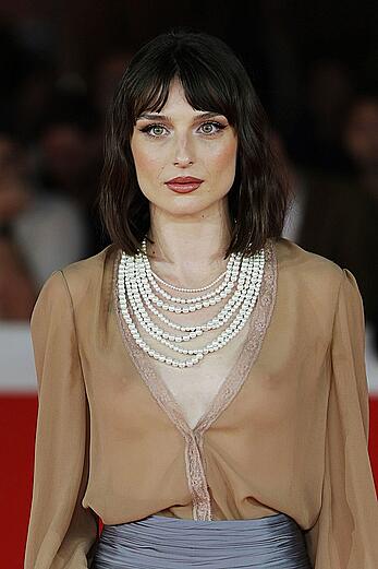 Alice Pagani braless in sheer blouse at L'Ora Di Tutti screening, 21st Rome Film Festival - October 20, 2026