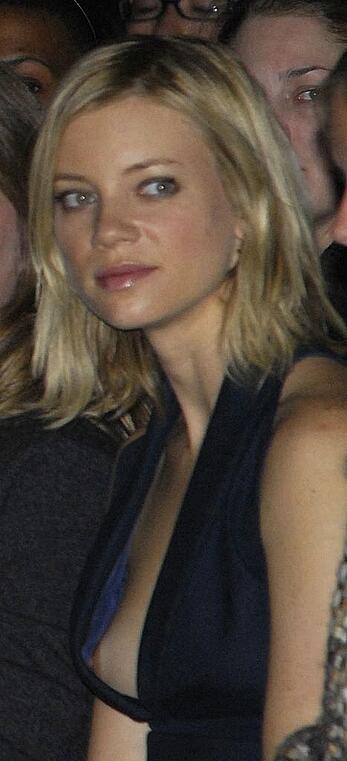 Amy Smart nipple slip paparazzi photos