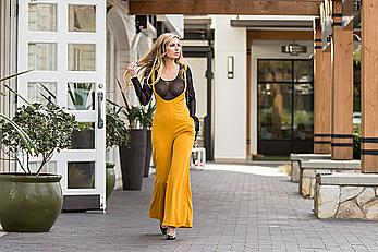 Ana Braga in sheer see through top