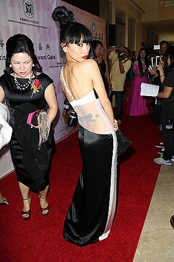 Bai Ling sexy posing at American International Television Festival in Beverly Hills