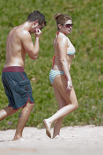 Danielle Fishel in a bikini at a Beach in Hawaii