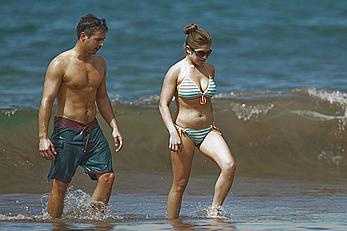 Danielle Fishel in a bikini at a Beach in Hawaii