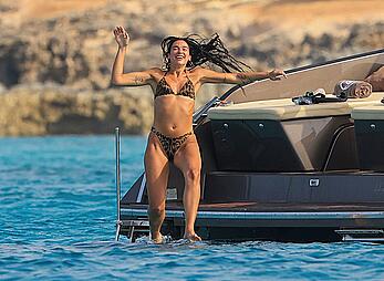 Dua Lipa spotted enjoying a holiday boat day with her siblings in Ibiza - August 19, 2026