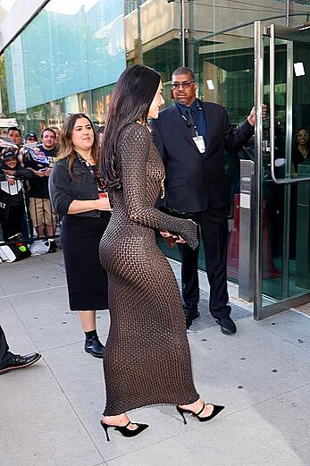 Dua Lipa in tight sheer dress arrive at the 50th Chaplin Gala in New York