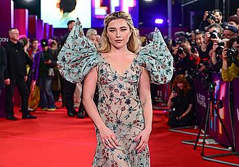 Florence Pugh braless in see through dress st Klara and the Sun Premiere at the 70th BFI London Film Festival - October 15, 2026