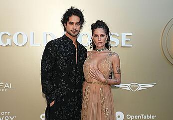 Halsey see through to boobs at 2026 Gold Gala at The Music Center in Los Angeles