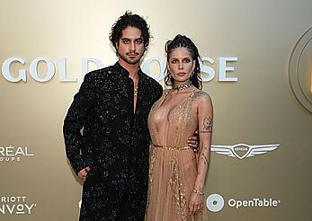 Halsey see through to boobs at 2026 Gold Gala at The Music Center in Los Angeles