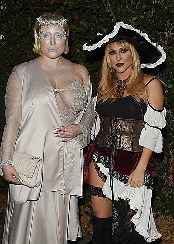 Hayley Hasselhoff at Just Jared annual Halloween party