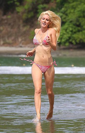 Heidi Montag in bikini candids in Bahamas