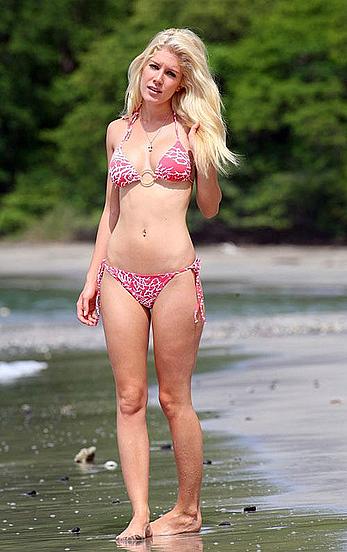 Heidi Montag in bikini candids in Bahamas