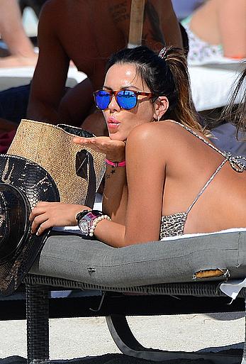 Karina Jelinek wearing a Bikini in Miami