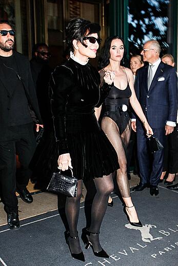 Katy Perry hard nipples at Paris For Lauren Sanchez's Bachelorette Party