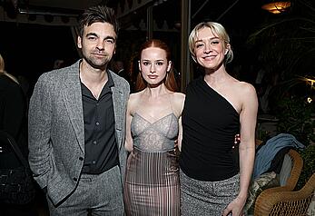 Madelaine Petsch braless in see through dress at The Actors Night hosted by The Actor Awards and Elle in LA