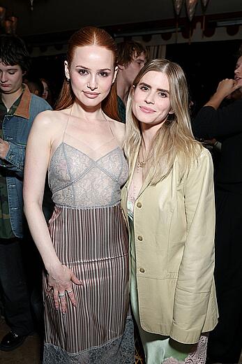 Madelaine Petsch braless in see through dress at The Actors Night hosted by The Actor Awards and Elle in LA