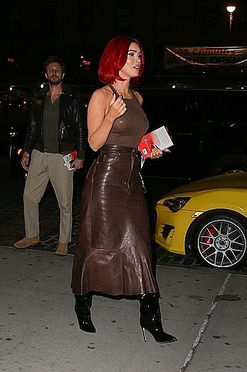 Megan Fox wears a stylish see through top for a book signing in New York