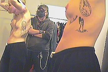 Miley Cyrus topless in Superbowl Dressing Room