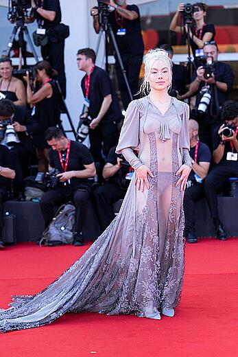 Phoebe Bridgers see through to tits at Primetime Screening at 83rd Venice International Film Festival at Sala Grande - September 05, 2026