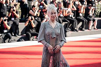 Phoebe Bridgers see through to tits at Primetime Screening at 83rd Venice International Film Festival at Sala Grande - September 05, 2026