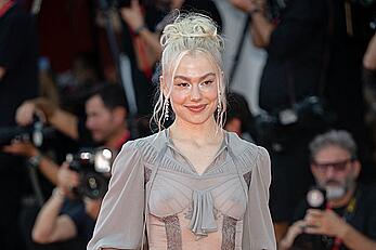 Phoebe Bridgers see through to tits at Primetime Screening at 83rd Venice International Film Festival at Sala Grande - September 05, 2026