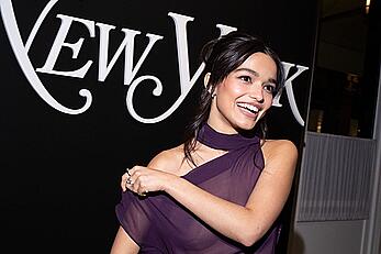 Rachel Zegler in sheer dress at New York Magazine’s The Culturati 50 Party in NYC