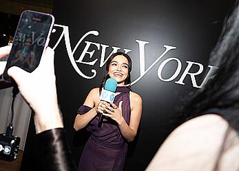 Rachel Zegler in sheer dress at New York Magazine’s The Culturati 50 Party in NYC