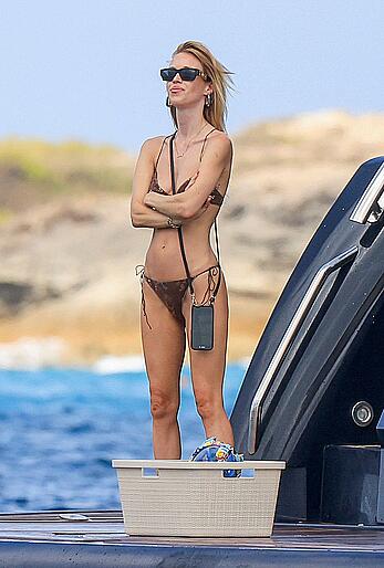 Rita Ora & Lady Mary Charteris in bikini on a yacht in Ibiza - August 11, 2026