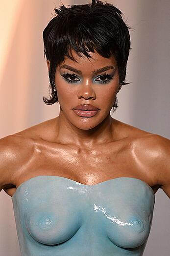 Teyana Taylor sexy in tight see through outfit at 6th Annual Academy Museum Gala at the Academy Museum of Motion Pictures in LA - October 17, 2026