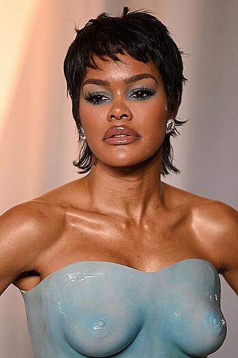 Teyana Taylor sexy in tight see through outfit at 6th Annual Academy Museum Gala at the Academy Museum of Motion Pictures in LA - October 17, 2026