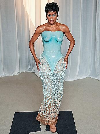 Teyana Taylor sexy in tight see through outfit at 6th Annual Academy Museum Gala at the Academy Museum of Motion Pictures in LA - October 17, 2026