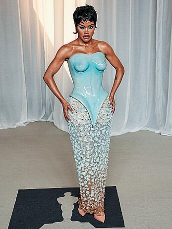 Teyana Taylor sexy in tight see through outfit at 6th Annual Academy Museum Gala at the Academy Museum of Motion Pictures in LA - October 17, 2026