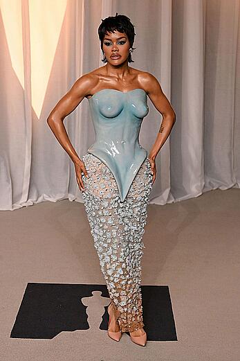 Teyana Taylor sexy in tight see through outfit at 6th Annual Academy Museum Gala at the Academy Museum of Motion Pictures in LA - October 17, 2026