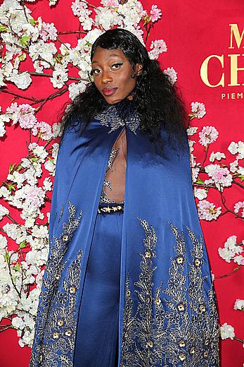 Toni Dreher-Adenuga braless in see through top during the 10th Mon Cheri Barbara Tag at Isarpost in Munich