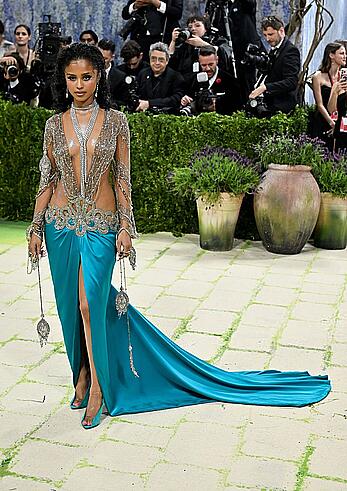 Tyla attends the 2026 Met Gala celebrating Costume Art at the Metropolitan Museum of Art in NYC