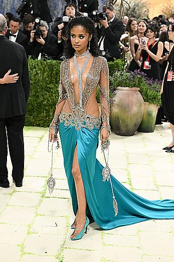 Tyla attends the 2026 Met Gala celebrating Costume Art at the Metropolitan Museum of Art in NYC