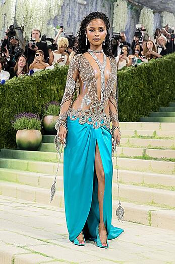 Tyla attends the 2026 Met Gala celebrating Costume Art at the Metropolitan Museum of Art in NYC