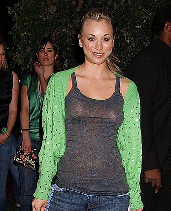 Kaley Cuoco see through paparazzi pics